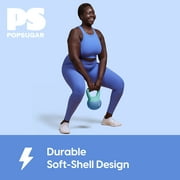 Popsugar 8lb Soft Shell Kettlebell, Blue, Sand Filled
