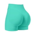 thumbnail image 5 of ZZwxWA Womens Shorts Impact Gym Shorts Workout Shorts Scrunch Butt Lifting Seamless Booty Shorts Yoga Shorts Biker Shorts, 5 of 6