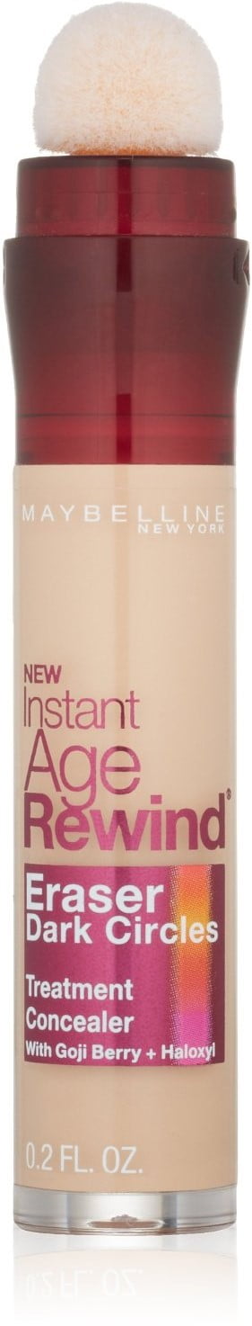 Maybelline Instant Age Rewind Eraser Dark Circles Treatment Concealer, Light 0.2 oz (Pack of 2)