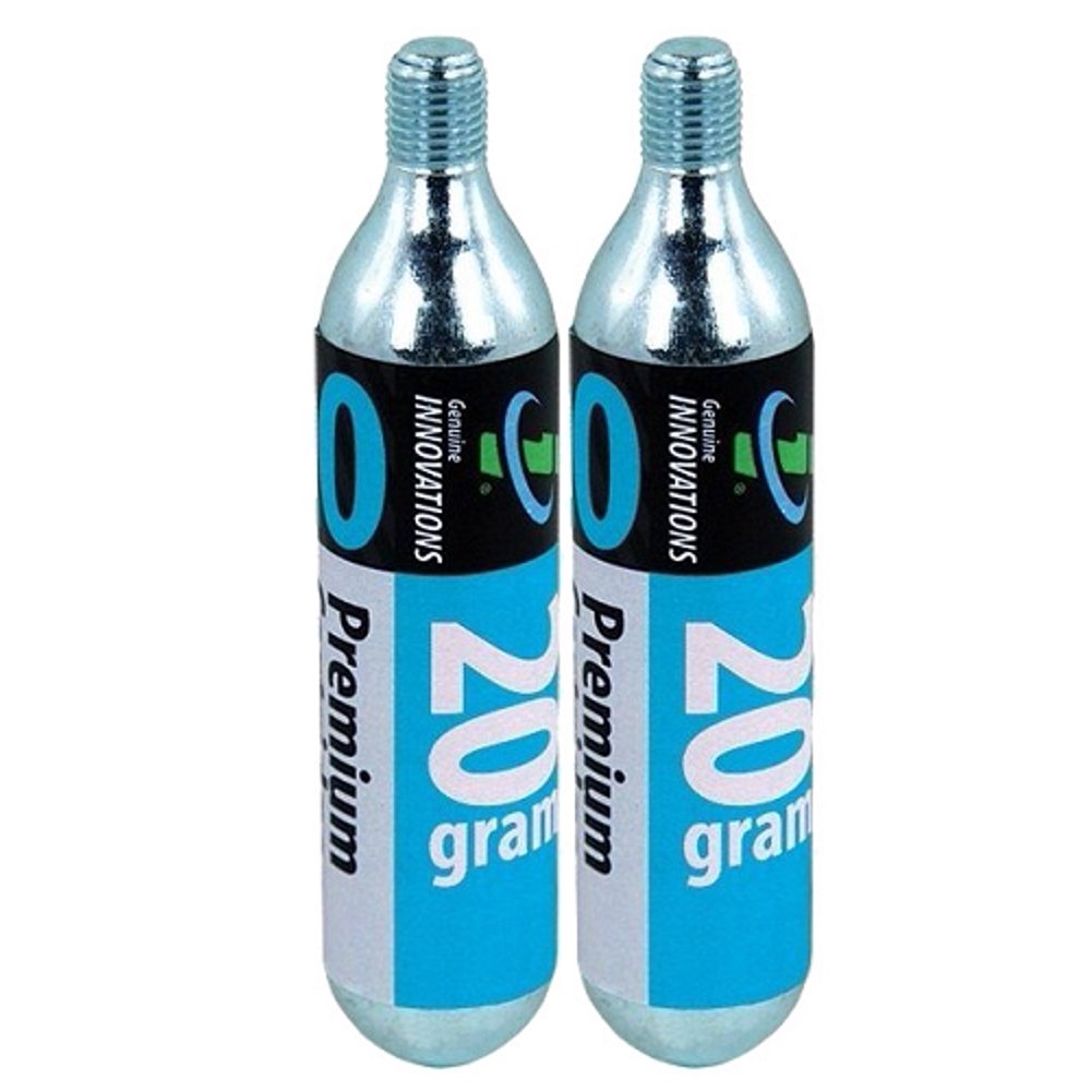 20 Gram CO2 Cartridge, Threaded 2 Pack