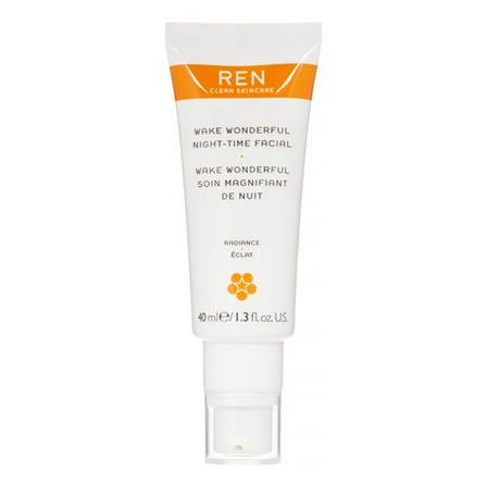 REN Skincare Wake Wonderful Night-Time Facial Cream, 1.3 Oz