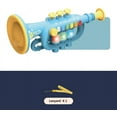 thumbnail image 2 of Amdohai Trumpet Instrument Musical Toy, Simulation Trumpet Musical Instrument Toys for Kids with Music Light, 2 of 6