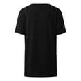 thumbnail image 3 of Basic T Shirts for Women 2025 Summer Casual Lightweight Short Sleeve V Neck Loose Plain Tshirt Womens T Shirts, 3 of 6