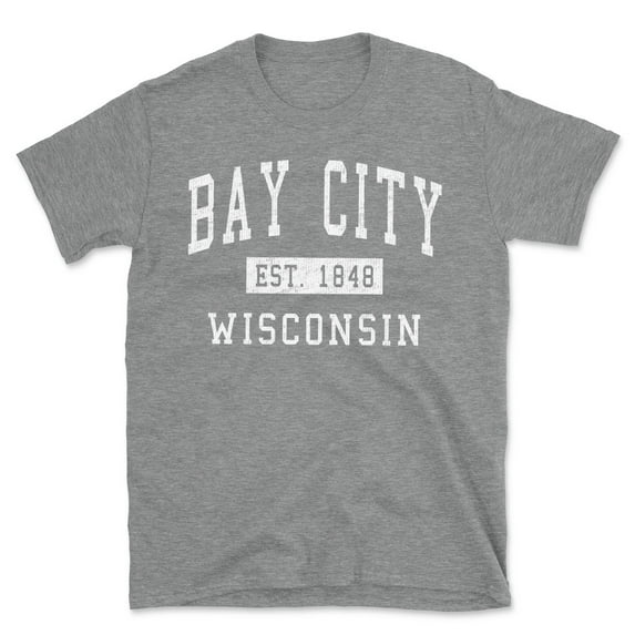 Bay City Wisconsin Classic Established Men's Cotton T-Shirt