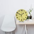 thumbnail image 2 of Naloa Clock number Print Wall Clock - Clocks Battery Operated, Small Silent Non-Ticking, Decorative for Living Room, Office, Bedroom, Home(9.84"), 2 of 5