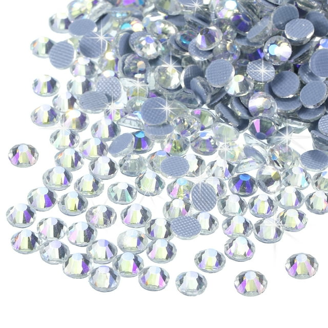 Unique Bargains 2880 Pcs Hotfix Rhinestones Flatback Crystal Glass Gems for Crafts Clothes DIY Decoration (SS10 2.9mm,Starry)