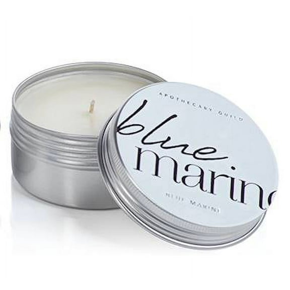 Blue Marine Zodax Apothecary Guild Scented Tin Candle