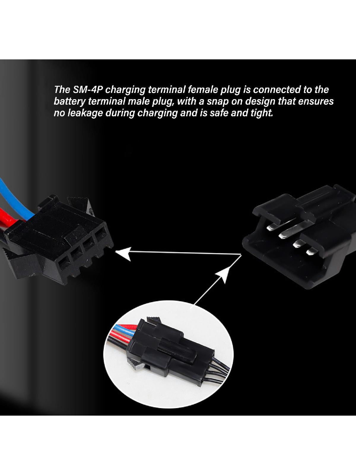 High Speed 7.4V Lithium Battery Charger, USB Charging Cable for Remote Control Cars with SM 4P Reverse Plug Protection