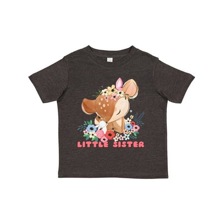 

Inktastic Little Sister Deer Gift Toddler Toddler Girl T-Shirt