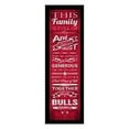 thumbnail image 2 of Chicago Bulls Family Cheer Print 8"x24", 2 of 2