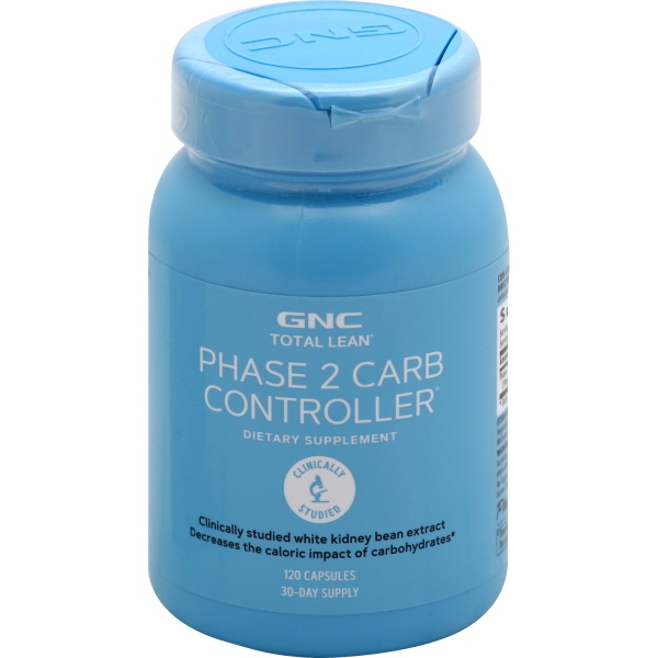 GNC Total Lean Phase 2 Carb Controller, 120 Capsules
