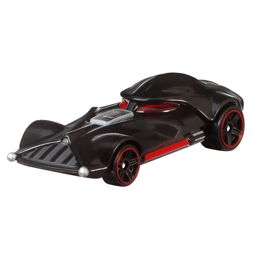 Hot Wheels Disney 100 Star Wars Character Cars, Luke Skywalker and Darth Vader Set, 2-Pack