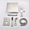 thumbnail image 6 of Ceiling Mounted Shower System Combo Set with Handheld and 10"Shower head, 6 of 10