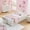 Beige, variant on Oufan Twin Size Platform Bed w/ Rabbit Ear Shaped Headboard, Boucle Bed Frame w/ Safety Rail & Wooden Slats Support for Girls, No Box Spring Needed