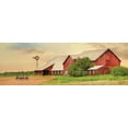 thumbnail image 2 of Deiter, Lori 14x7 Black Ornate Wood Framed with Double Matting Museum Art Print Titled - Brownsville Farm, 2 of 4