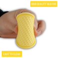 thumbnail image 3 of Portavasos para Coche, 4 Piezas Portavasos Antideslizantes Universales Adornos Incorporados, Accesorios para Interiores de Coche, Amarillo, 3 of 5