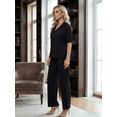 thumbnail image 4 of Conjunto de 2 Piezas para Mujer | Set Blusa Tipo Camisera y Pantalón Wide Leg, 4 of 5