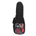 thumbnail image 1 of Sac à dos pour ukulélé, bandoulière épaisse et réglable, motif élégant, sac de transport pour ukulélé, étui pour instruments à cordes, 21 pouces, 1 of 4