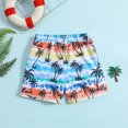thumbnail image 4 of Augper Toddler Kids Baby Boys Fashion Cute Trees Print Beach Pants Swimming Trunks, 4 of 9