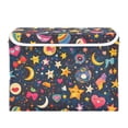 thumbnail image 7 of Yayeee Collapsible Cube Storage Bin with Lid Fabric Closet Decorative Basket with Handles, Small Space Pattern, 7 of 7