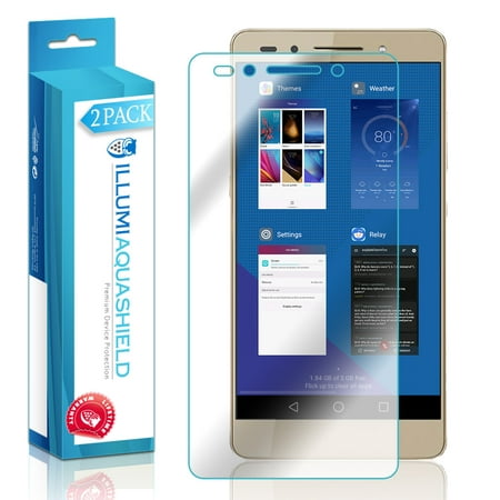 2x iLLumi AquaShield Clear Screen Protector Cover for Huawei Honor 7