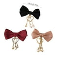 thumbnail image 3 of JZROCKER Bow Hair Clip Balletcore Bow Heart Pearls Cute Headdress Hairpin, 3 of 21