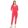 thumbnail image 4 of White Mark Women's 2 Piece Velour Tracksuit Set, 4 of 5
