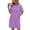 Z2_Purple, variant on Summer Plus Size Dresses for Womens 2025 Fashion Solid Color Causal Zipper Neck Short Sleeve Vacation Cold Shoulder Dress
