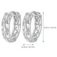 thumbnail image 3 of 1 Pair Hoops Earrings Men Fashionable Earrings Retro Dragon Earrings Ear Decorations, 3 of 4
