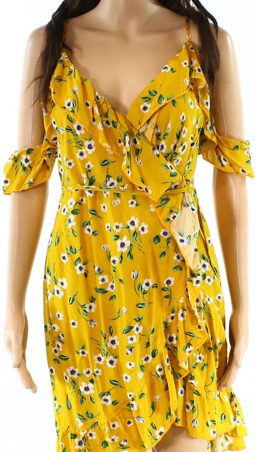 walmart yellow floral dress
