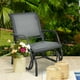 thumbnail image 1 of Silla Oscilante Mecedora Costway Cómoda para Jardín Pórtico Patio Piscina Gris 63,5 x 73 x 87 cm, 1 of 10