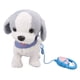thumbnail image 1 of Juguete electrónico interactivo para cachorro que camina y ladra, con correa de control remoto para niños, color gris, 1 of 14