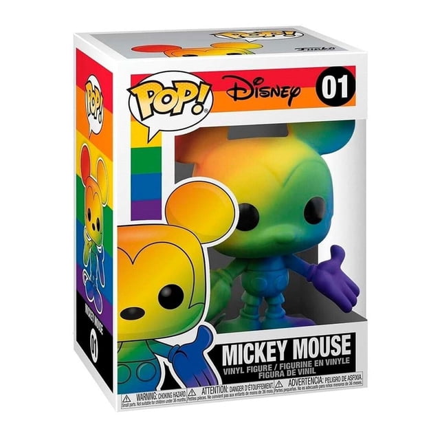 Figura Funko Pop Mickey,Mouse,PRIDE,3.7,Pulgadas