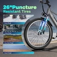 thumbnail image 4 of CBVELO Electric Bike for Adults, 26" Electric Bike, 80 Miles, 1000W Peak Motor Mountain Ebike, Electric Bicycles for Commuting, E-Bike,UL2849, 4 of 7