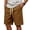Brown -BG08, variant on Nestiefly Mens Casual Shorts Cotton Drawstring Waffle Shorts Stretch Elastic Waist Summer Beach Lounge Sweat Shorts 2026 Brown L