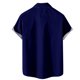 thumbnail image 2 of Camisas s Para Hombre Manga Corta Camisa de manga corta con estampado digital 3d de ocio de tendencia de moda de playa de turismo de vacaciones de verano para hombres (Purple, 3XL), 2 of 5