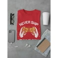 thumbnail image 3 of Never Skip Thumb Day T-Shirt Men -Smartprints Designs, Male XX-Large, 3 of 4