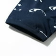 thumbnail image 4 of LIIPEE Boys Outfits Casual Cartoon Graphic Printed Short Sleeve Crew Neck T Shirt And Shorts Two Piece Set Toddler Kids Summer Breathable Comfortable Soft Cute Daily Clothes,Navy,4-5 Years, 4 of 8