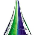 thumbnail image 3 of 12" Mouth Blown Teardrop Centerpiece on Crystal Base, 3 of 5
