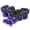Purple, variant on Adjustable Knee And Elbow Guard Set for Kids - Protective Gear for Cycling Skiing Skating and Various Outdoor Activities