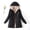 Black, variant on Spring Tops for Women Womens Fall Tops Women's Plus Fleece Cotton Jacket Warm Lamb Fleece Top Coat Sweater Coat