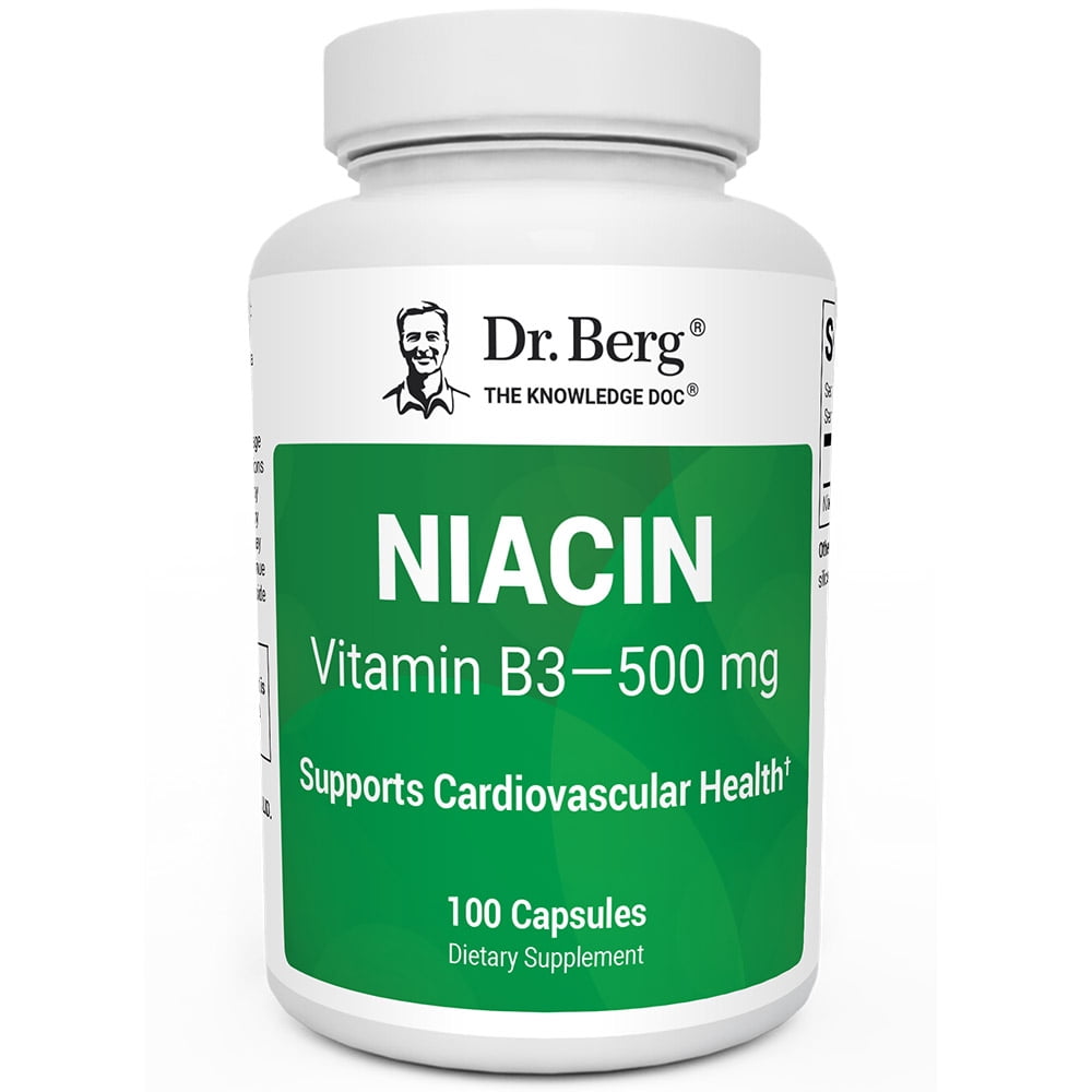 Best Naturals Niacin 500mg Tablets for Wellness & Energy Support | 250  Count