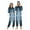 Kaleidoscopic Pattern, variant on 1-Pack Onesie Jumpsuits For Men&Women Winter One Piece Zipper Pajamas Playsuit Iridescent Rainbow