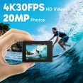 thumbnail image 3 of AKASO EK7000 4K30FPS 20MP WiFi Action Camera with EIS Ultra HD 131FT Waterproof Underwater Camera Remote Control 4X Zoom Support External Microphone Black, 3 of 12