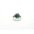 thumbnail image 3 of Heaven Crafts Oval Malachite Ring 925 Sterling Silver Green Stone Bohemian Jewelry Gift For Everyone Women Ring, 3 of 4