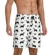 thumbnail image 2 of Fotbe Border Collie Dog Pantalones Cortos de Pijama para Hombre, Ropa de Dormir, Pantalones de Pijama Cortos para Hombre-XX-Large, 2 of 6