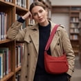 thumbnail image 6 of Ikohbadg Crossbody Bags for Women Men Sling Bag Cross Body Backpack for Woman Gifts for Women Birthday Unique, Red, 6 of 7