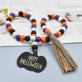 thumbnail image 6 of 100Fens Halloween Beads String Wood Color Colorful Wood Beads Fringe String Fringe Home Decoration Pendant, 6 of 9