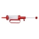 thumbnail image 5 of Kit de pistola de prensa para galletas, tubo transparente de calidad alimentaria, máquina de prensa para hacer galletas segura e inodoro, color rojo, 5 of 14