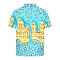 thumbnail image 4 of UQJfacai Boys T Shirts Hawaiian Golf Shirt Fashion Graphic Tees Short Sleeve Collared Kids School Uniform Clothes 5-15 Years, 4 of 7